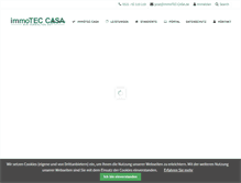 Tablet Screenshot of immotec-casa.de